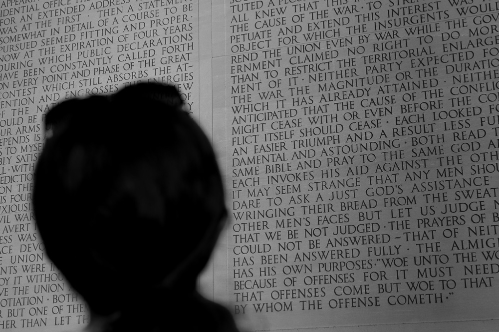 Lincoln's Words in Stone