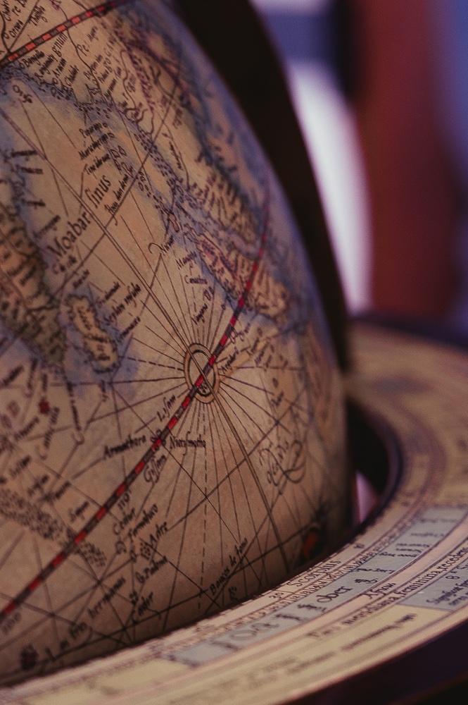 Antique Terrestrial & Celestial Globe